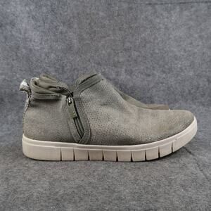 Ryka Shoes Womens 9 Casual Fashion Sneakers Hensley Leather Zip Mid Comfort